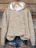 à Capuche Femmes Décontracté Floral Printemps / Automne Sweat-shirt à Capuche Micro-élasticité Quotidien Manches Longues Régulier Droit